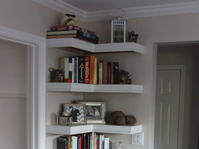 Creative Hallway Bookshelf