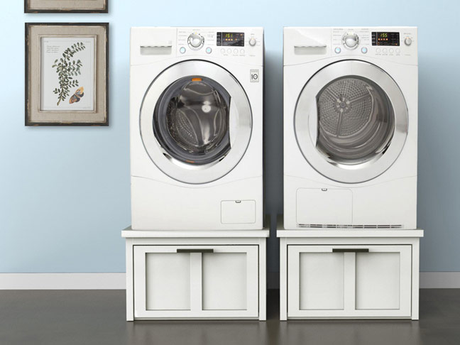 DIY Washer & Dryer Pedestals