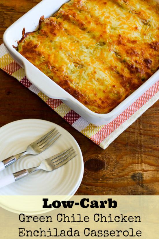 Low Carb Chicken Enchiladas