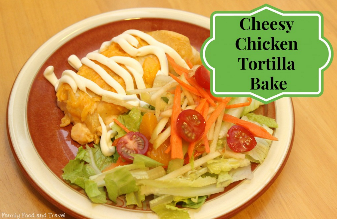 Cheesy Chicken Tortilla Bake