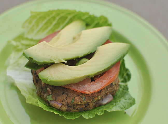 Sweet Potato Black Bean Burger