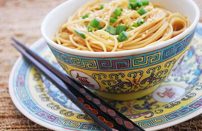 Whole Wheat Sesame Noodles