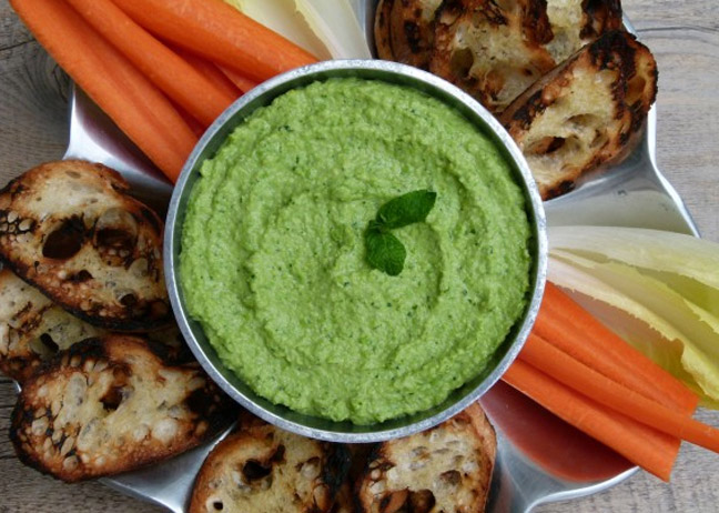 Minted Sweet Pea Dip