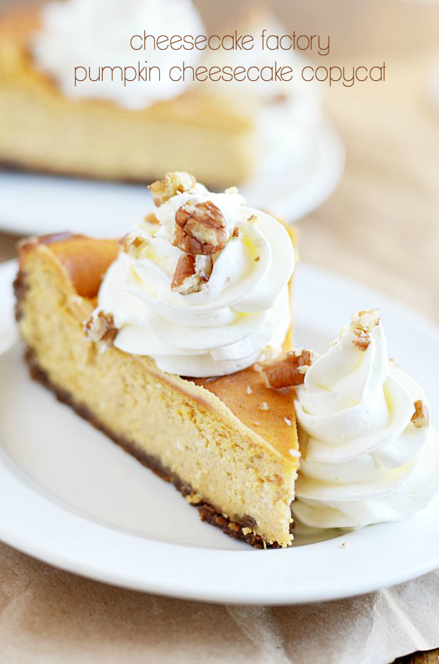 Cheesecake Factory Pumpkin Cheesecake Copycat