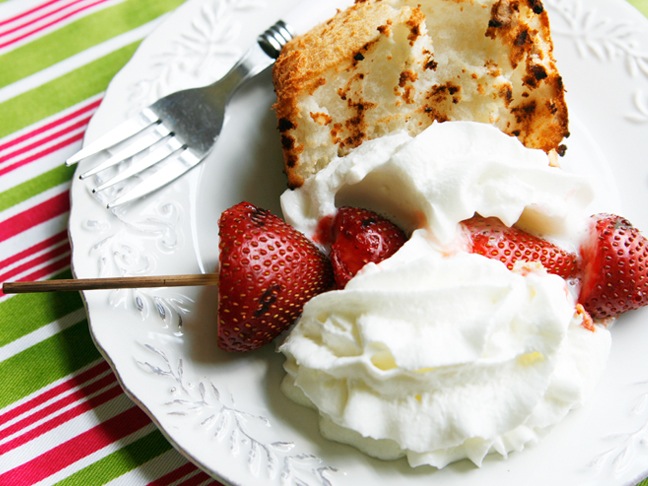 Grilled Strawberry Shortcake