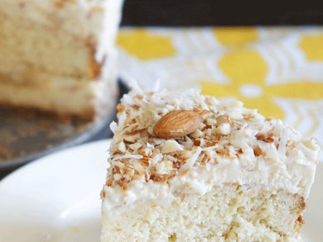 Coconut Dulce de Leche Ice Cream Cake