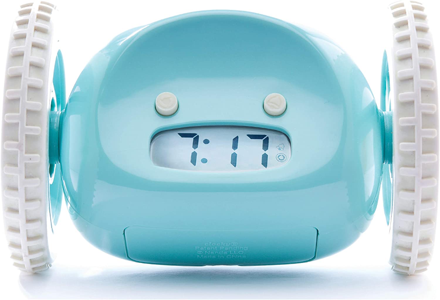 Clocky Alarm Clock on Wheels