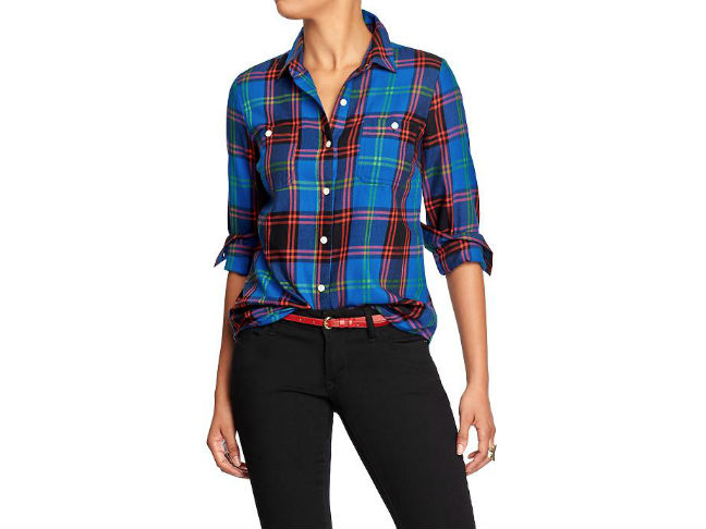  Old Navy plaid shirt 