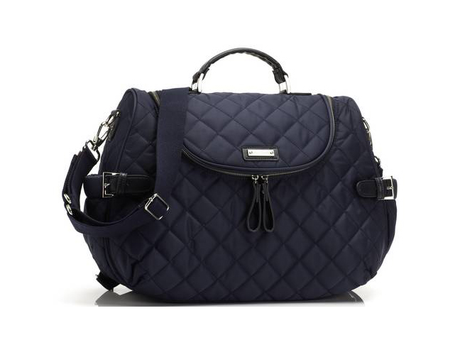 Storksak Poppy Diamond-Quilted Diaper Bag 