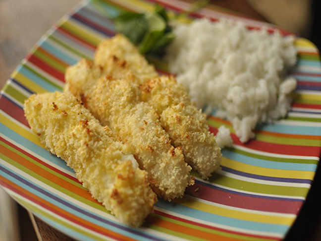 Panko-Crusted Fish Sticks