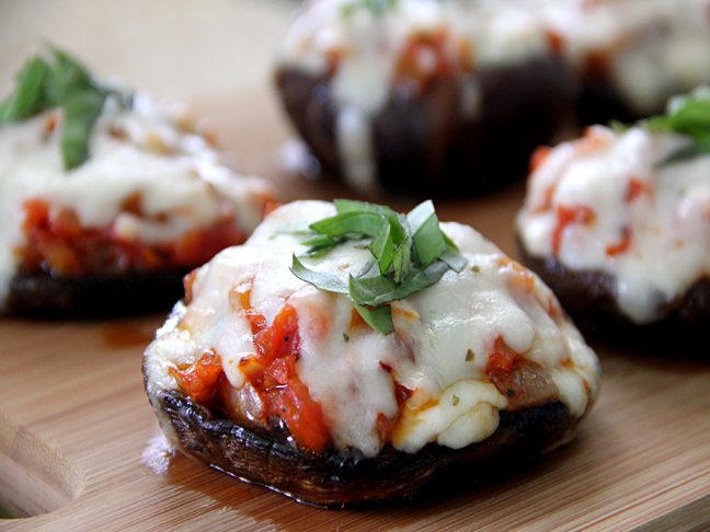 Stuffed Portobello Pizza