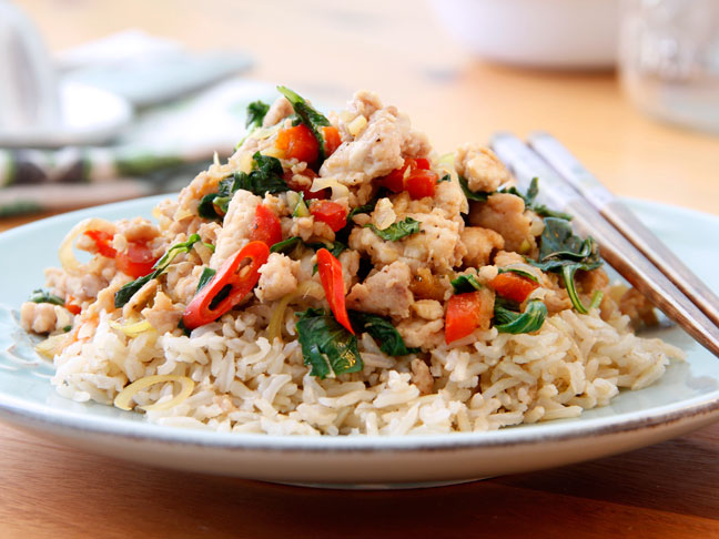 Thai Chicken Basil Stir-Fry