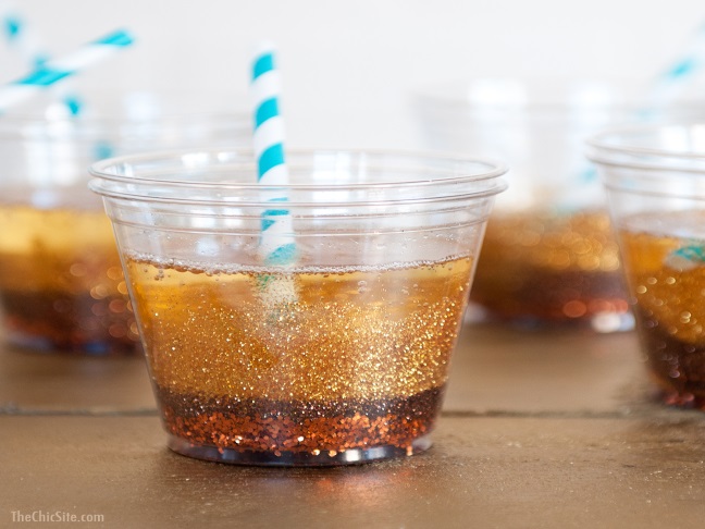 DIY Glitter Cups