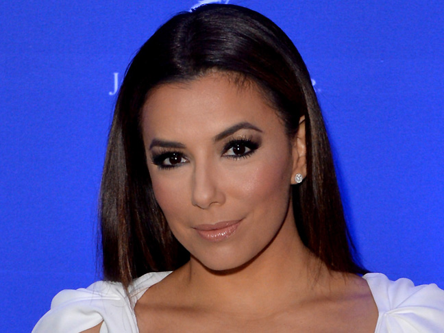 Eva Longoria's Sleek Chocolate Mane