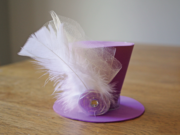 Make mini foam hats for your guests