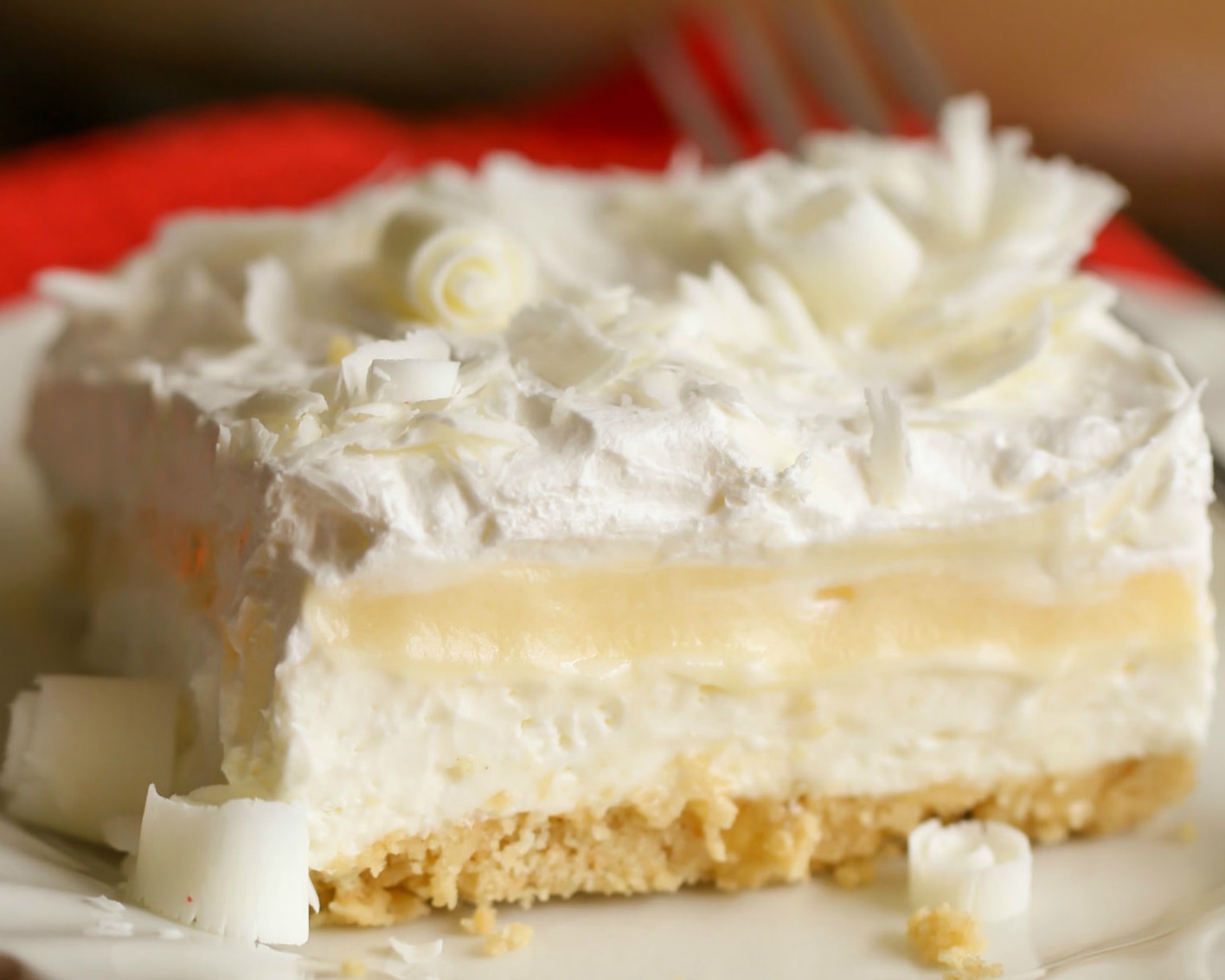 White Chocolate Lasagna