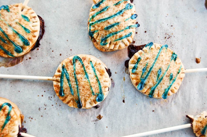 Mini Blueberry Pies On a Stick