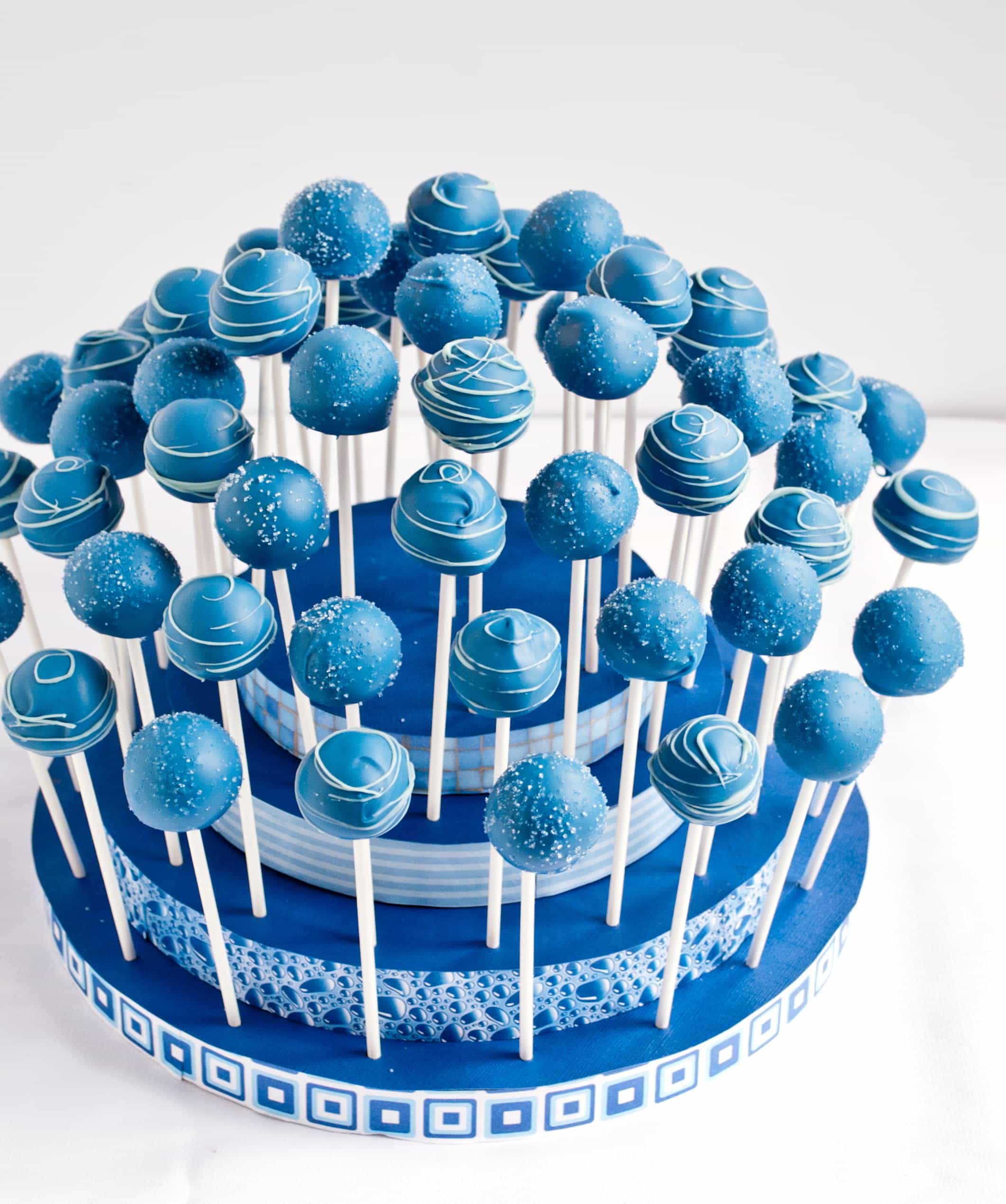 Blue Cake Pops