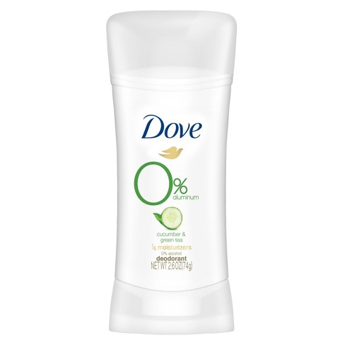 Dove 0% Aluminum Cucumber & Green Tea Deodorant Stick