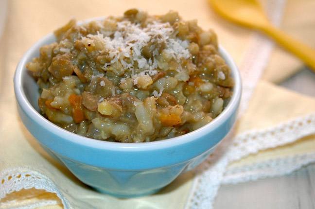 Coconut-Curried Lentils and Brown Rice