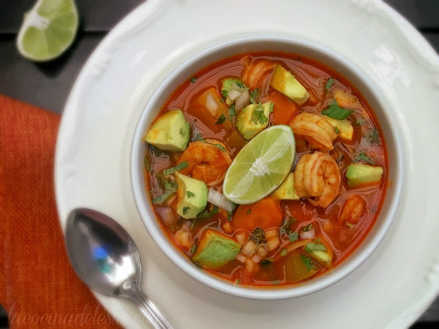 Mexican Shrimp Soup