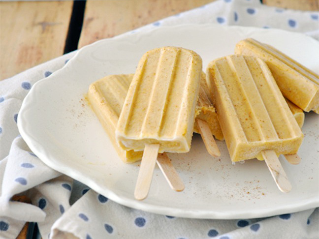 Pumpkin Spice Latte Popsicles