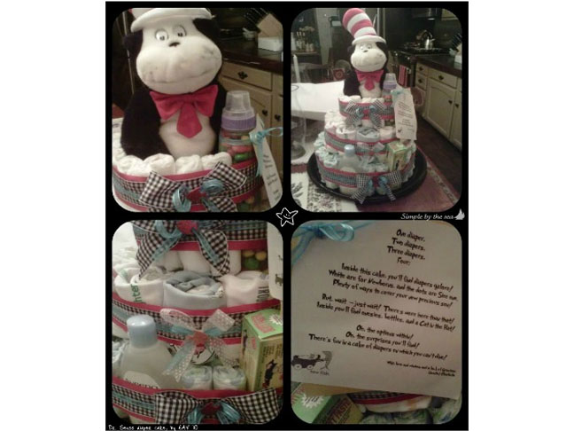 Dr. Seuss Diaper Cake