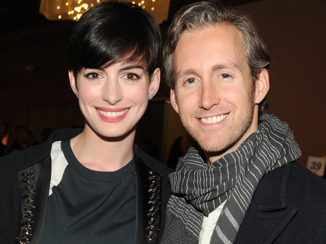 Anne Hathaway & Adam Shulman