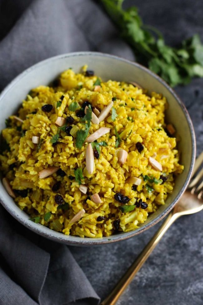 Golden Cauliflower Rice 