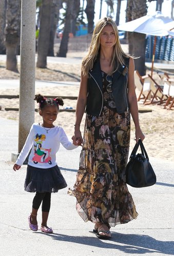 Heidi Klum and daughter Lou