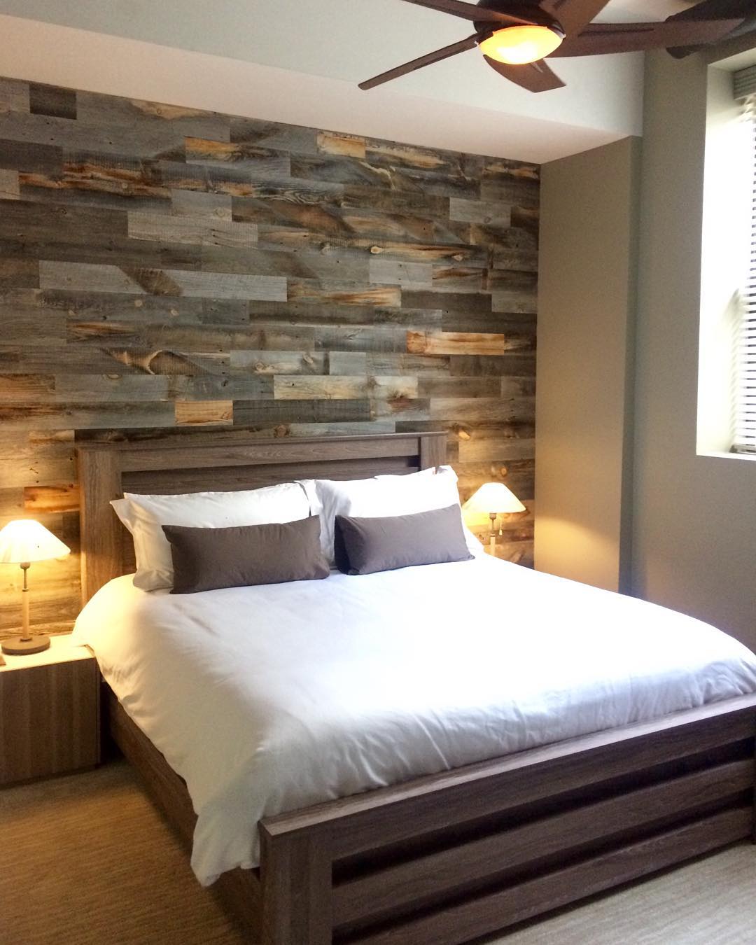 Faux Pallet Wall