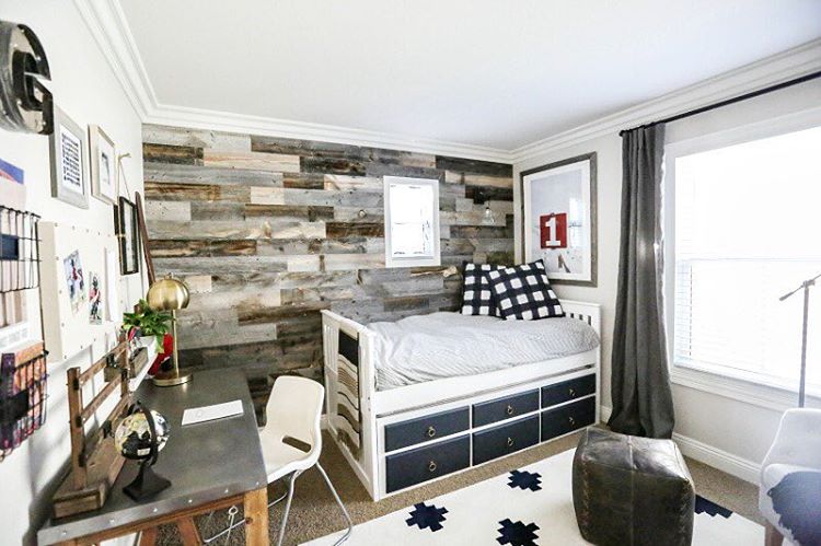 Rustic Boys' Room Decor