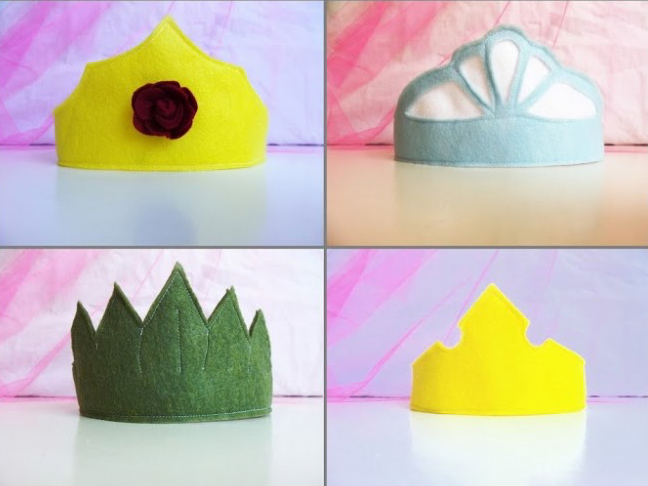 Felt Princess Crowns