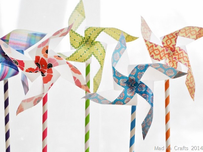 Easy Pinwheel Flowers