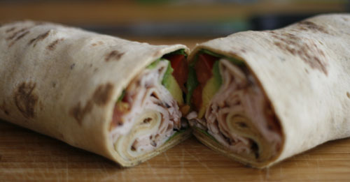 California Turkey Club Wraps