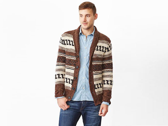 Beach Fair Isle Cardigan from Gap