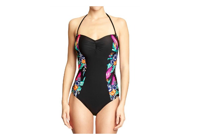 Floral Panel Swimsuit