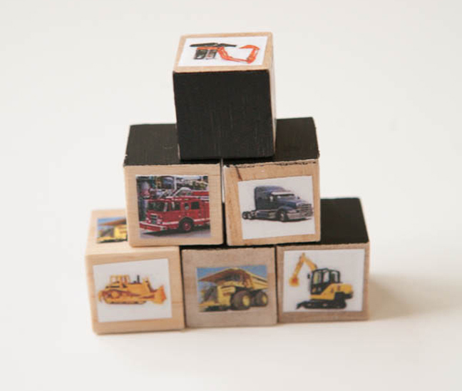 Customize kids' blocks