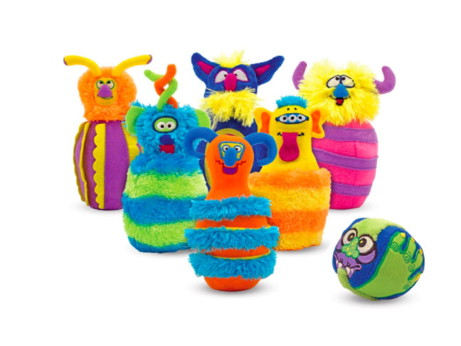 Monster Plush 6-Pin Bowling