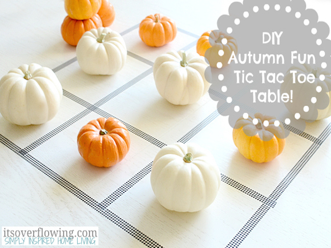 Pumpkin Tic Tac Toe