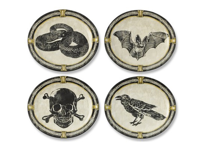 Halloween Medallion Plates