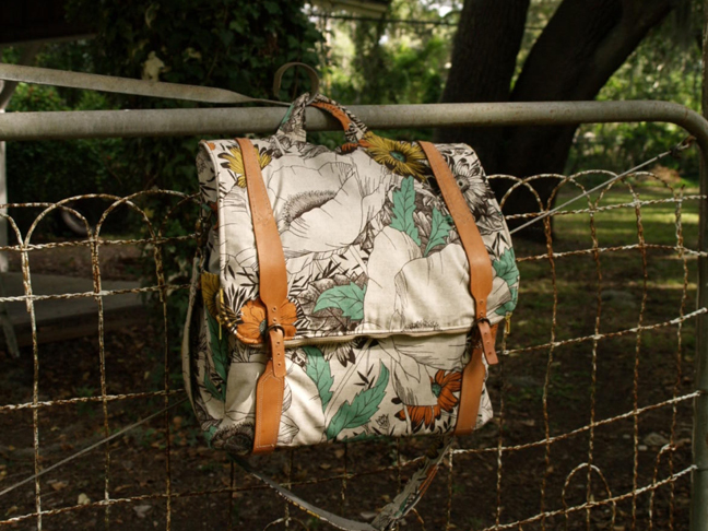 Floral Laptop Backpack