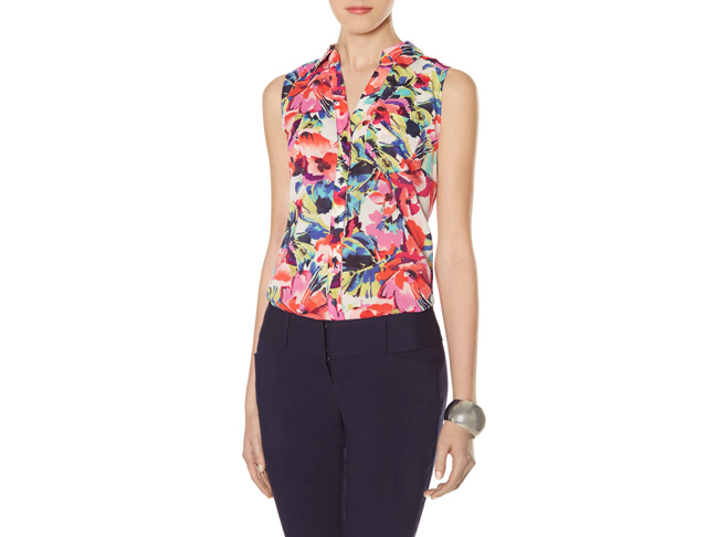 Floral Sleeveless Ashton Blouse