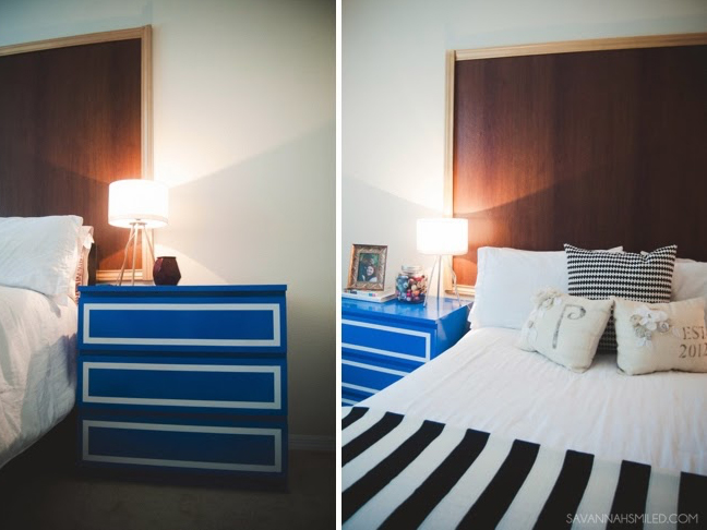 Glossy Blue DIY Dressers