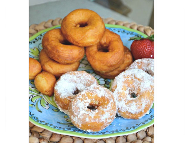 Simple Two Ingredient Doughnuts