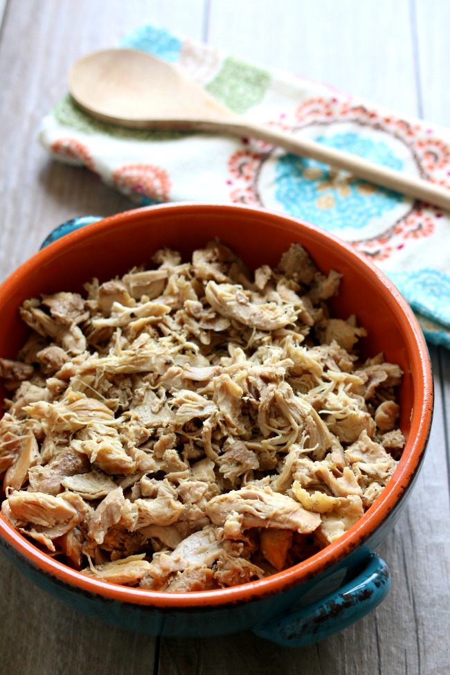 Instant Pot Basic Seasoned Shredded Chicken