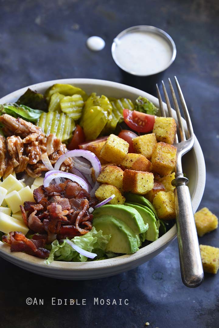 Keto BBQ Chicken Salad Bowls