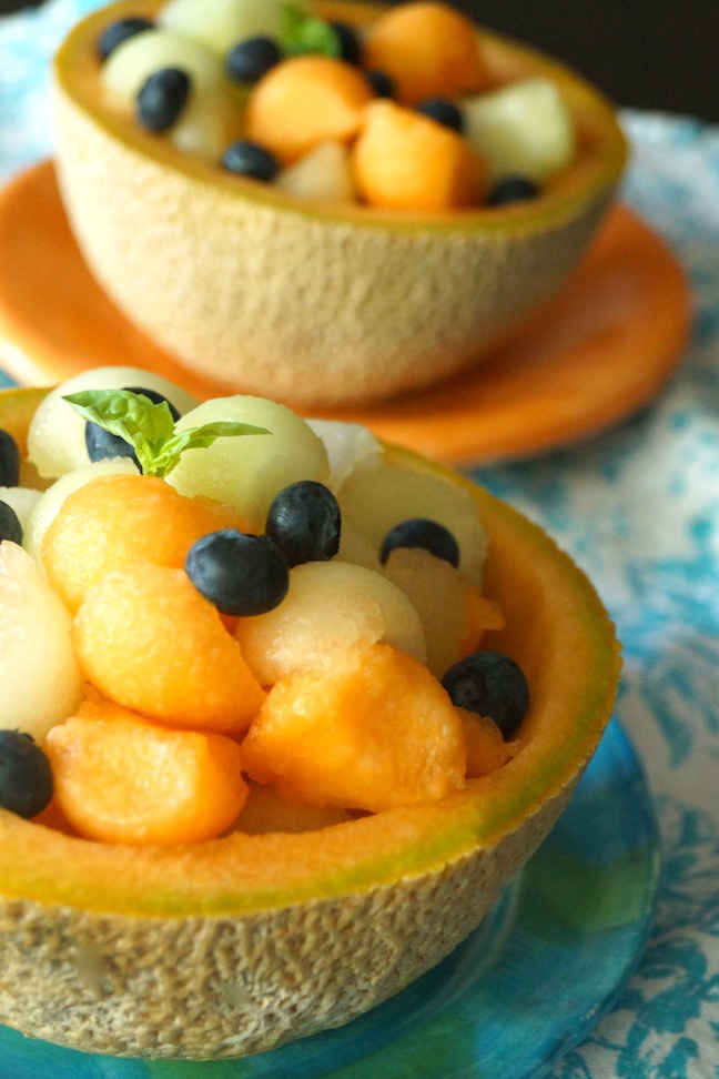 Individual Melon Salad Bowls