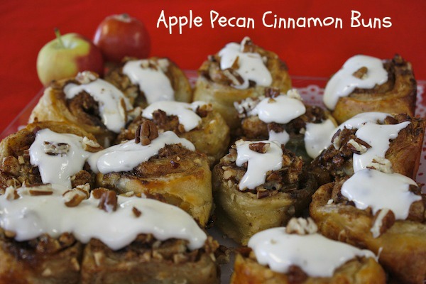 Apple Pecan Cinnamon Buns