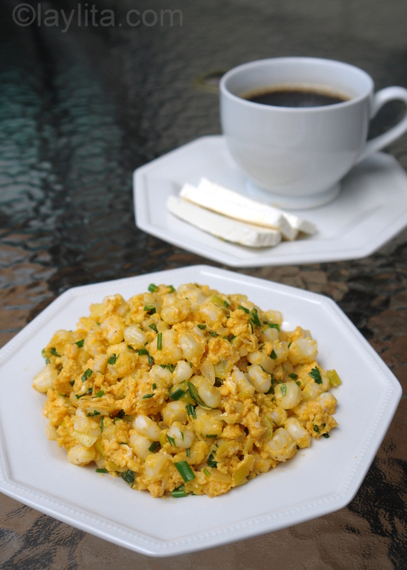 Ecuadorian Hominy with Eggs